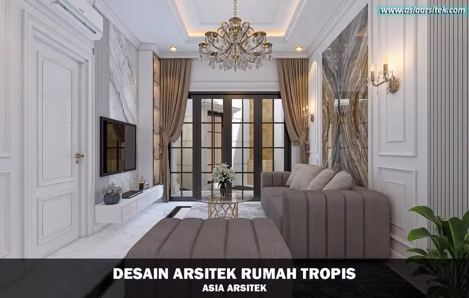 Desain Rumah Tropis 2 Lantai Tangerang