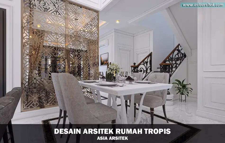 Desain Rumah Tropis 2 Lantai Tangerang