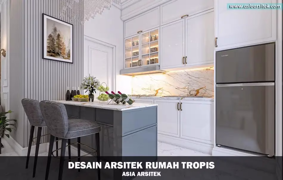 Desain Rumah Tropis 2 Lantai Tangerang