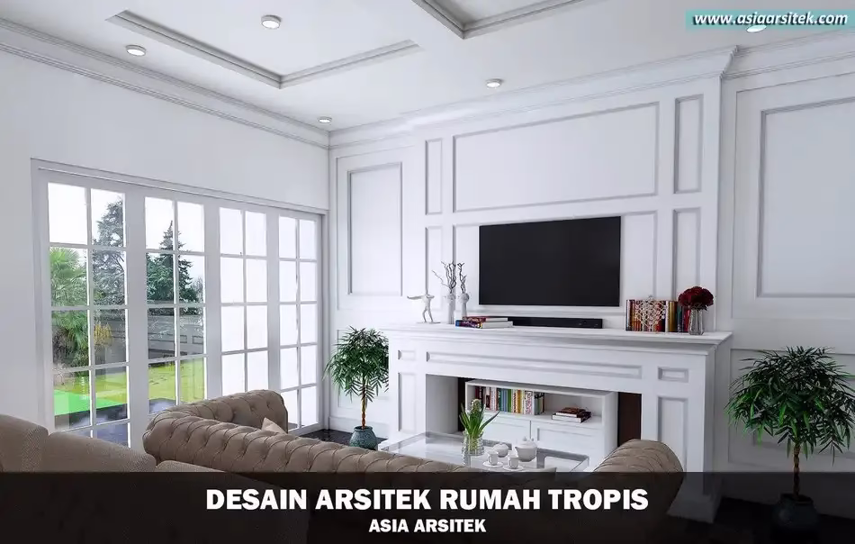 Desain Rumah Tropis 3 Lantai