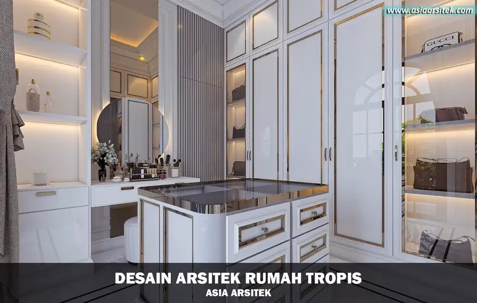 Desain Rumah Tropis 3 Lantai