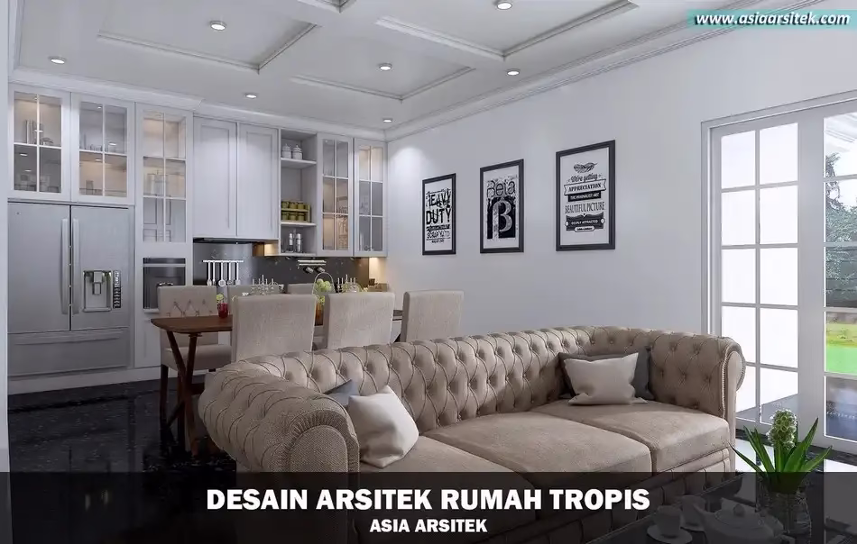 Desain Rumah Tropis 3 Lantai