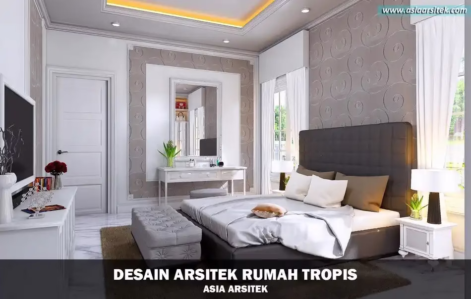 Desain Rumah Tropis 3 Lantai