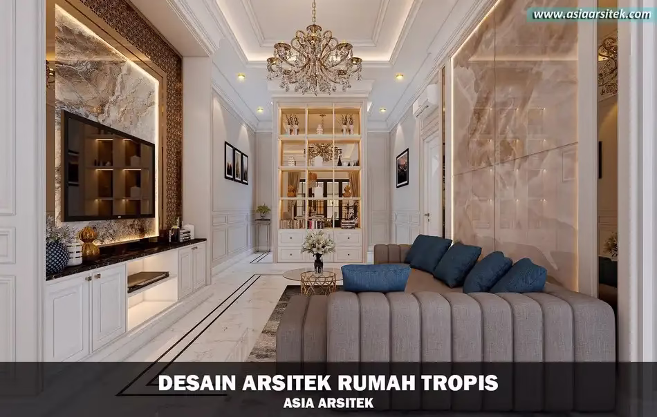 Desain Rumah Tropis 3 Lantai