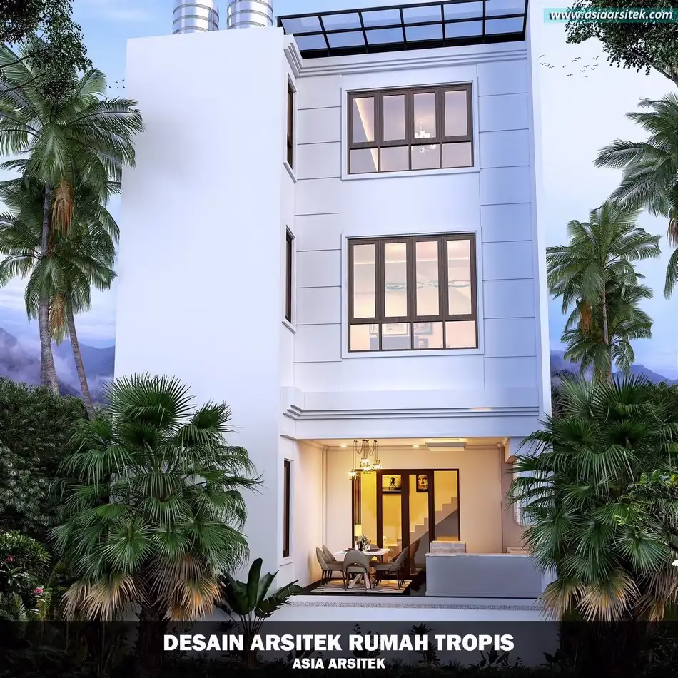 Desain Rumah Tropis Jakarta Barat