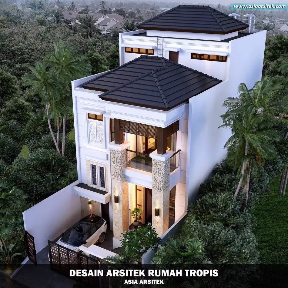 Desain Rumah Tropis Jakarta Barat