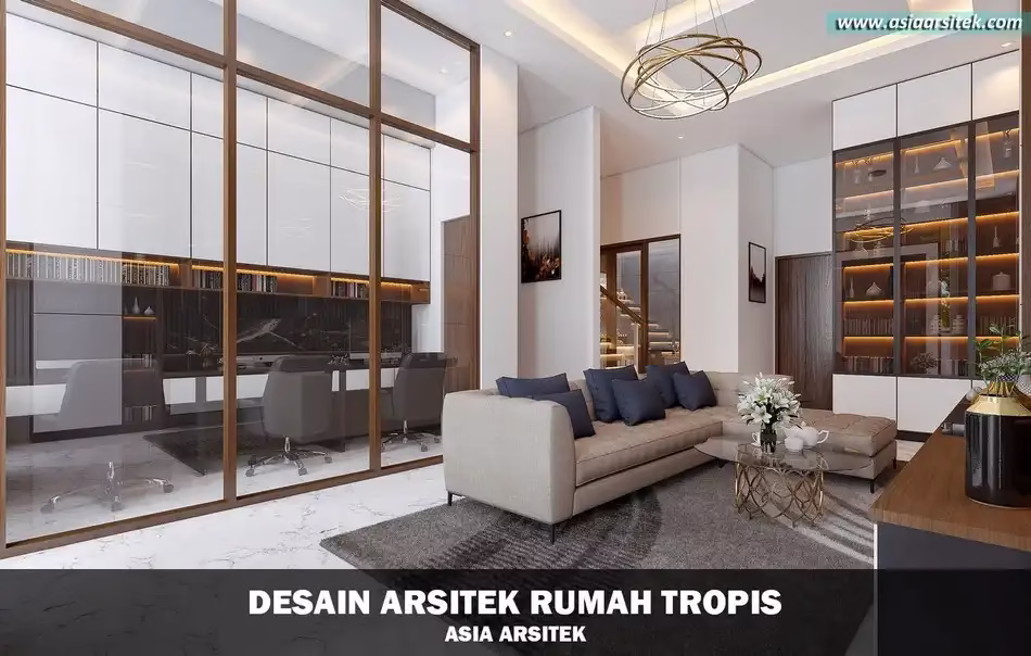 Desain Rumah Tropis Jakarta Barat