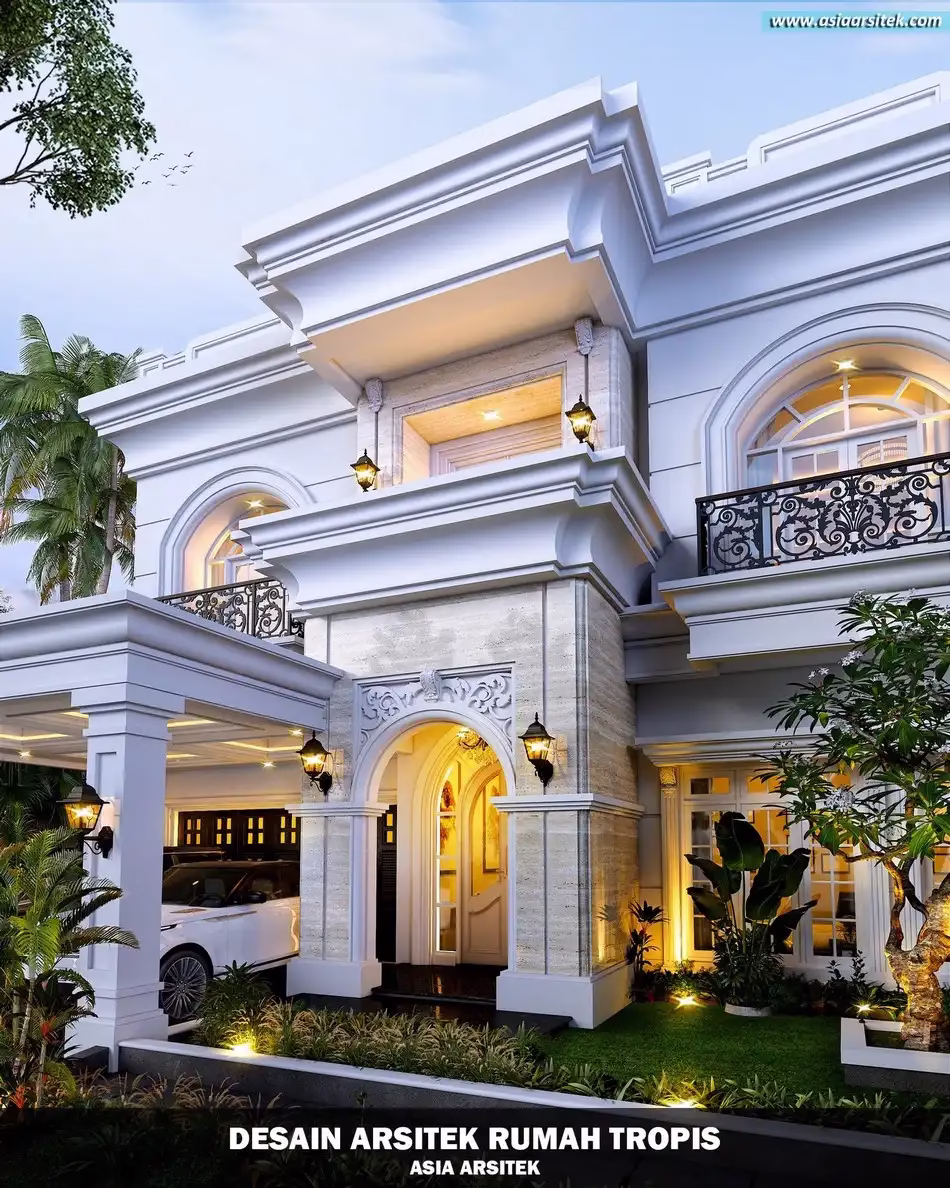 Desain Rumah Tropis Lippo Cikarang