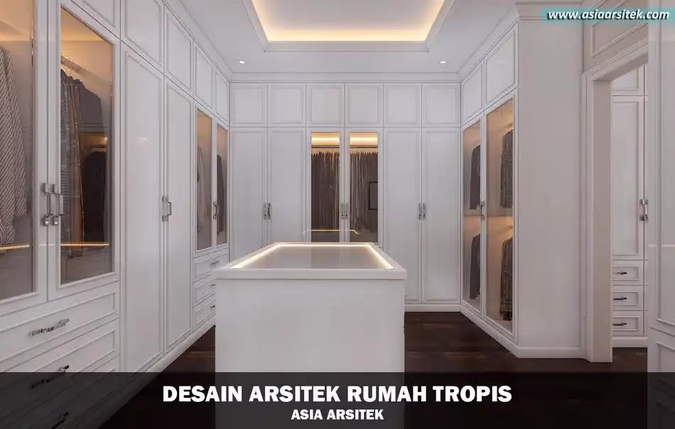 Desain Rumah Tropis Lippo Cikarang