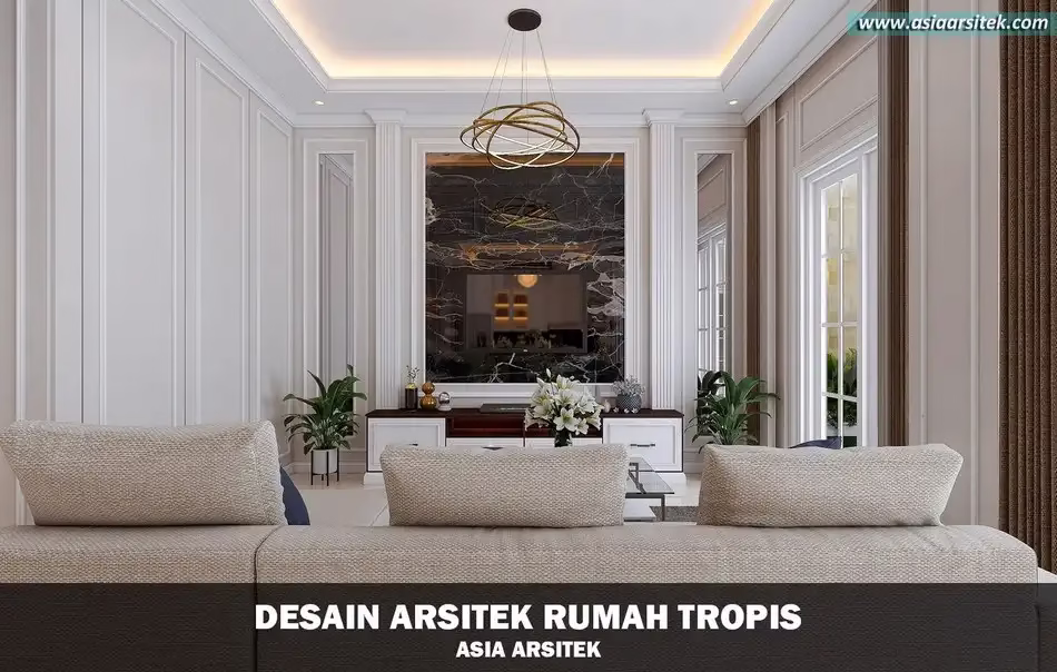 Desain Rumah Tropis Lippo Cikarang