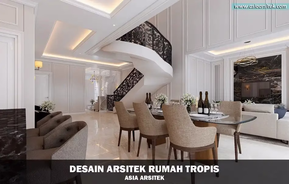 Desain Rumah Tropis Lippo Cikarang