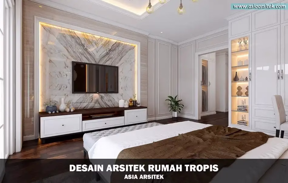Desain Rumah Tropis Lippo Cikarang