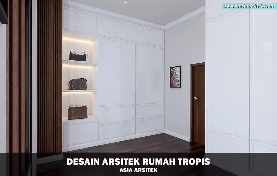 Desain Rumah Tropis Modern 2 Lantai