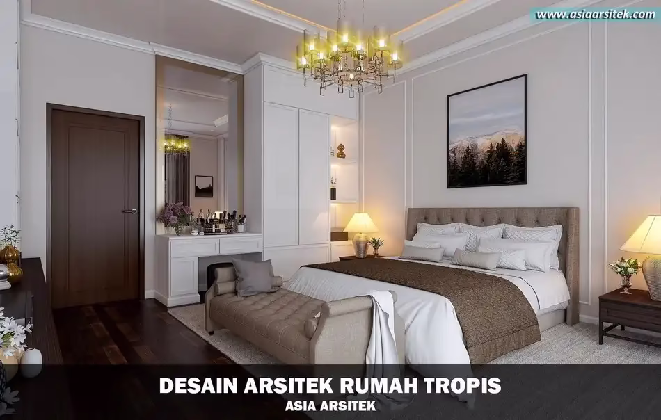 Desain Rumah Tropis Modern 2 Lantai