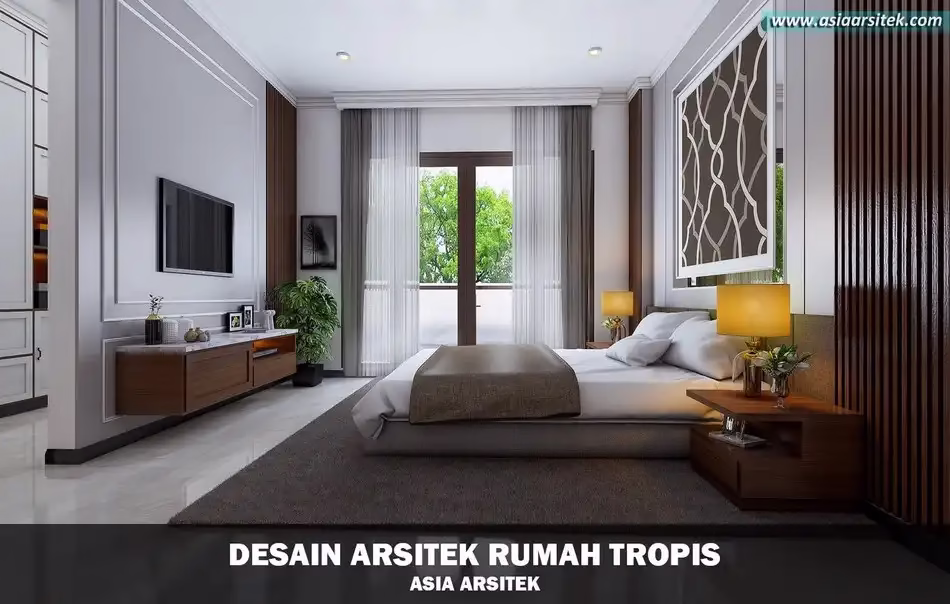 Rumah 2 Lantai Tropis Modern