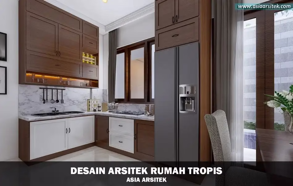 Rumah 2 Lantai Tropis Modern