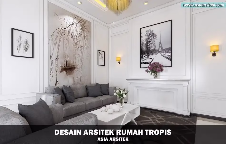 Rumah Hook 2 Lantai Tropis Mewah