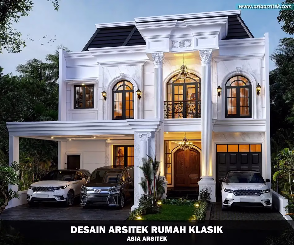 Rumah Klasik 2 Lantai di Bekasi