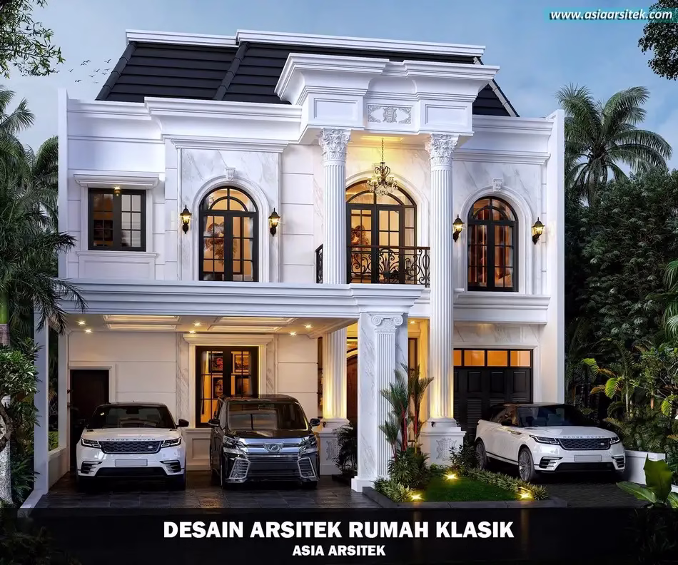 Rumah Klasik 2 Lantai di Bekasi