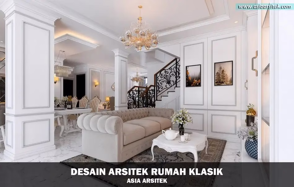 Rumah Klasik 2 Lantai di Bekasi