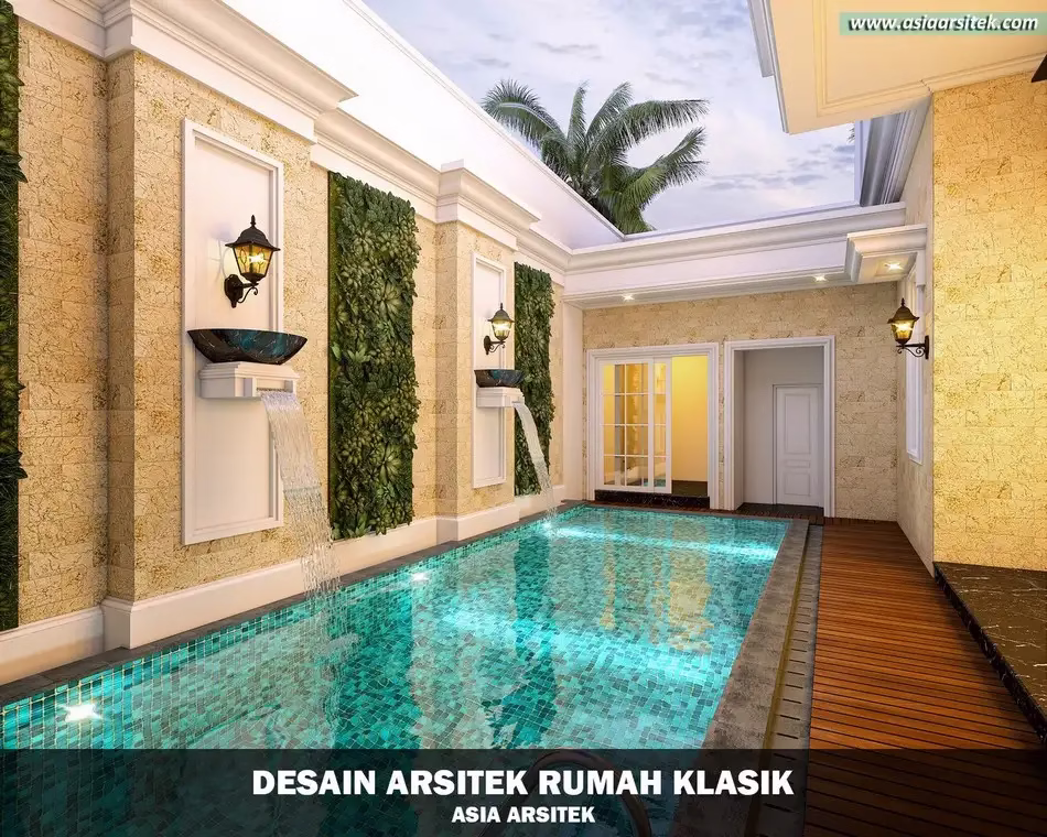 Rumah Klasik 3 Lantai 14x26 Meter