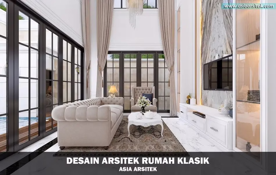 Rumah Klasik 3 Lantai Cibubur