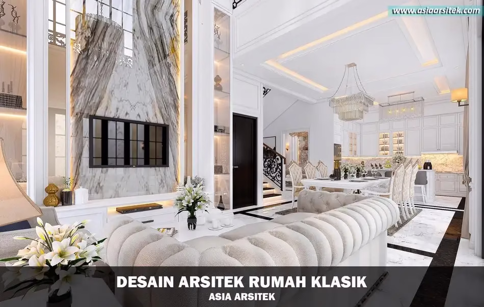 Rumah Klasik 3 Lantai Cibubur