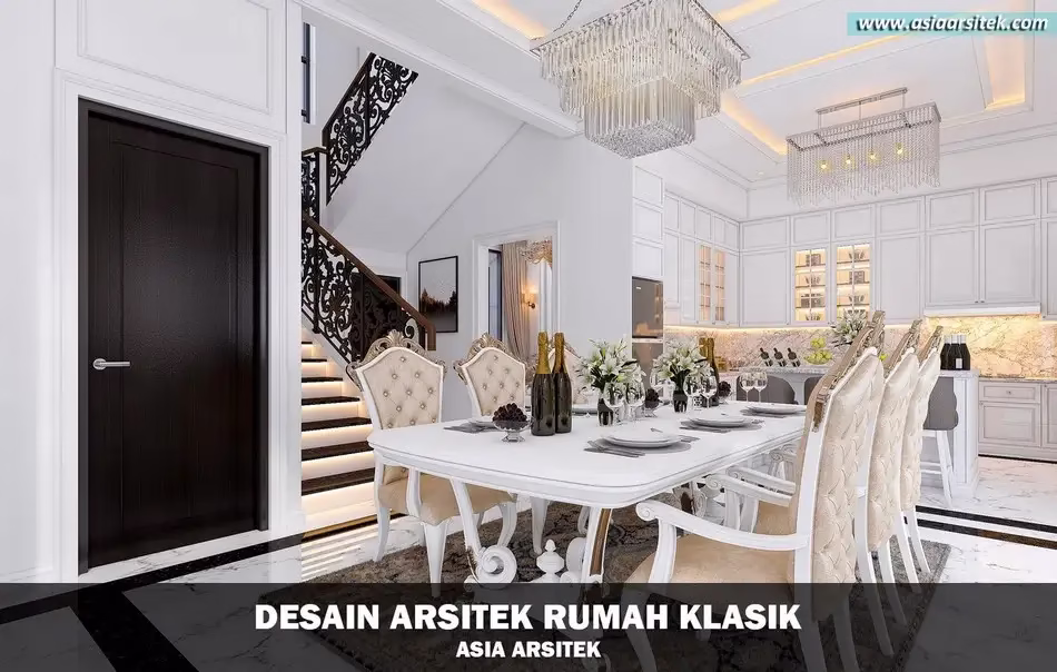 Rumah Klasik 3 Lantai Cibubur