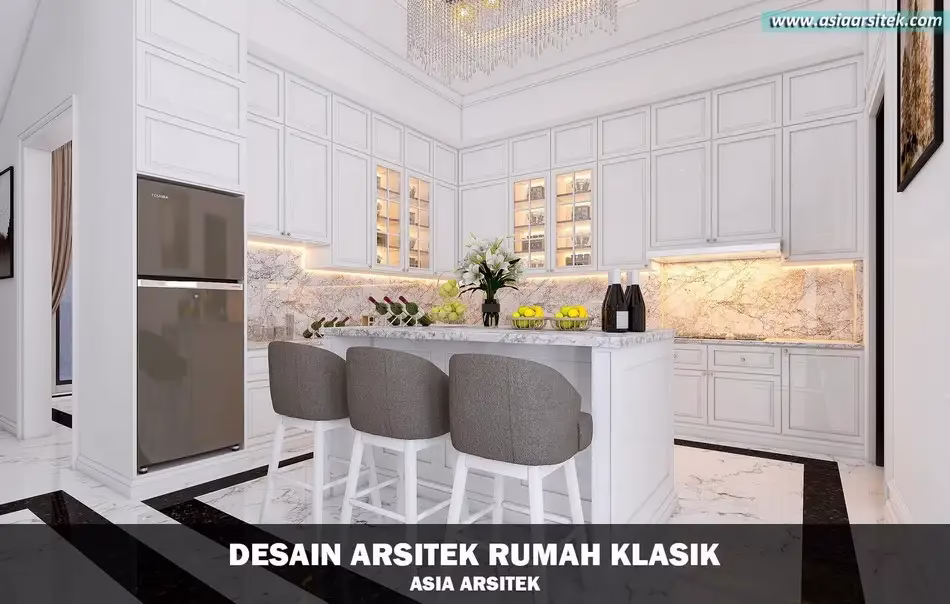 Rumah Klasik 3 Lantai Cibubur