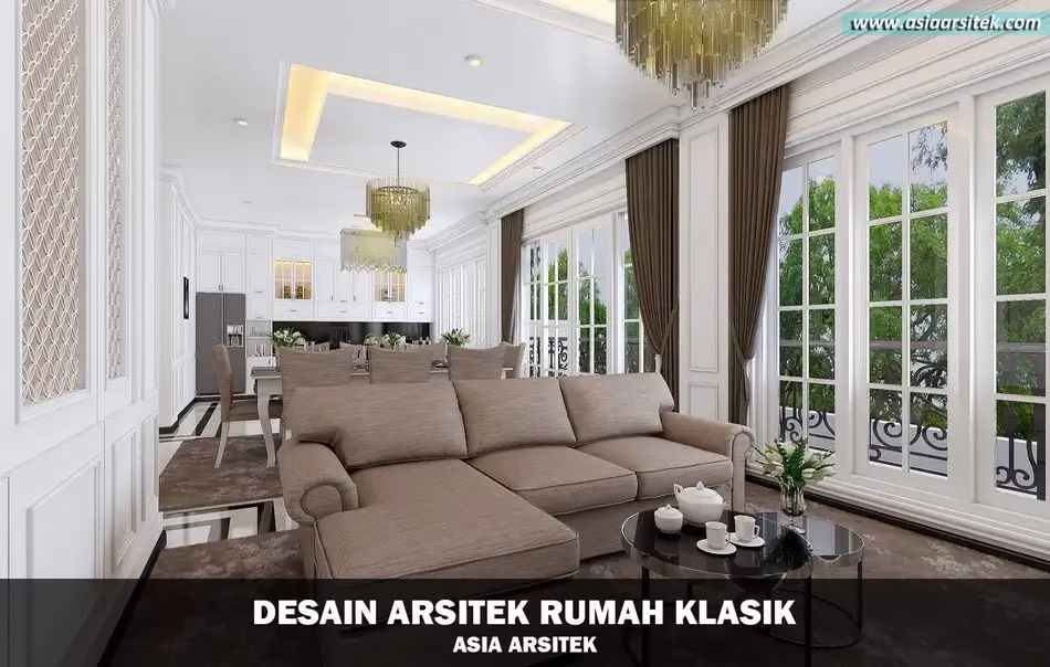 Rumah Klasik 3 Lantai Sentul Bogor