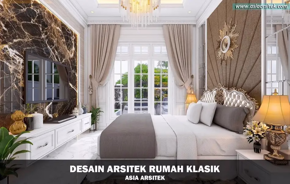 Rumah Klasik Mewah 2 Lantai di Jakarta Timur