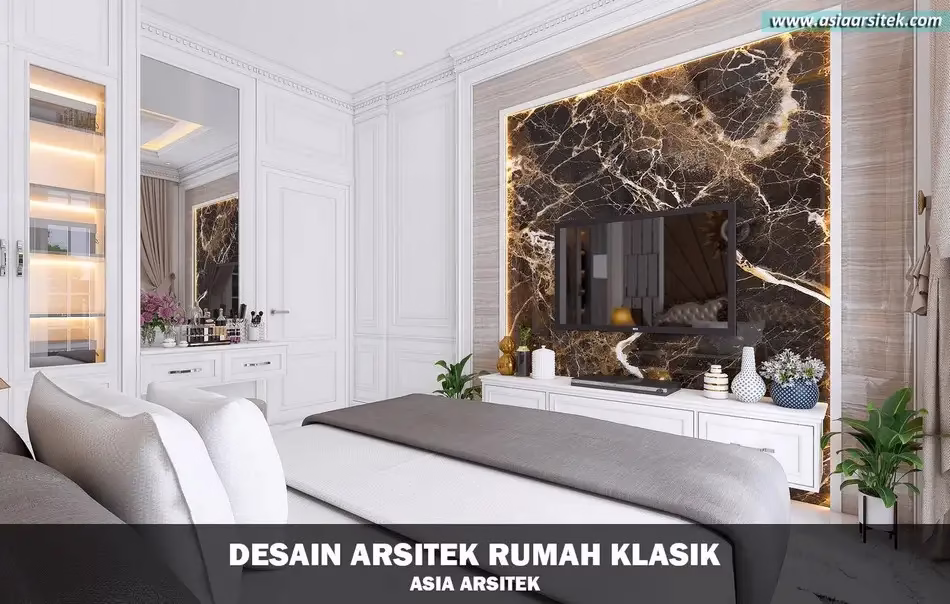 Rumah Klasik Mewah 2 Lantai di Jakarta Timur