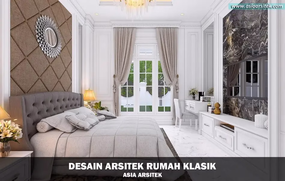 Rumah Klasik Mewah 2 Lantai di Jakarta Timur