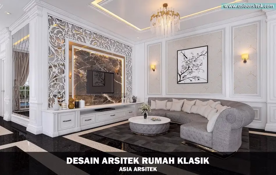 Rumah Klasik Mewah Jatisampurna