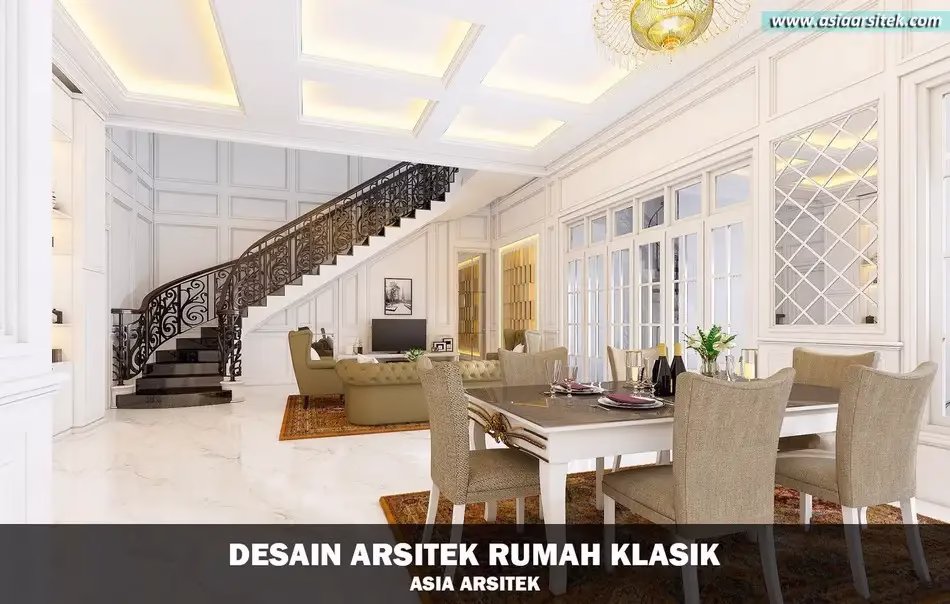 Rumah Klasik Mewah di Bandung