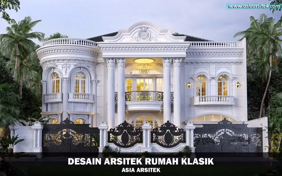 Rumah Klasik Mewah di Malang