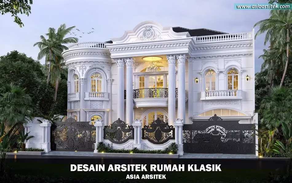 Rumah Klasik Mewah di Malang