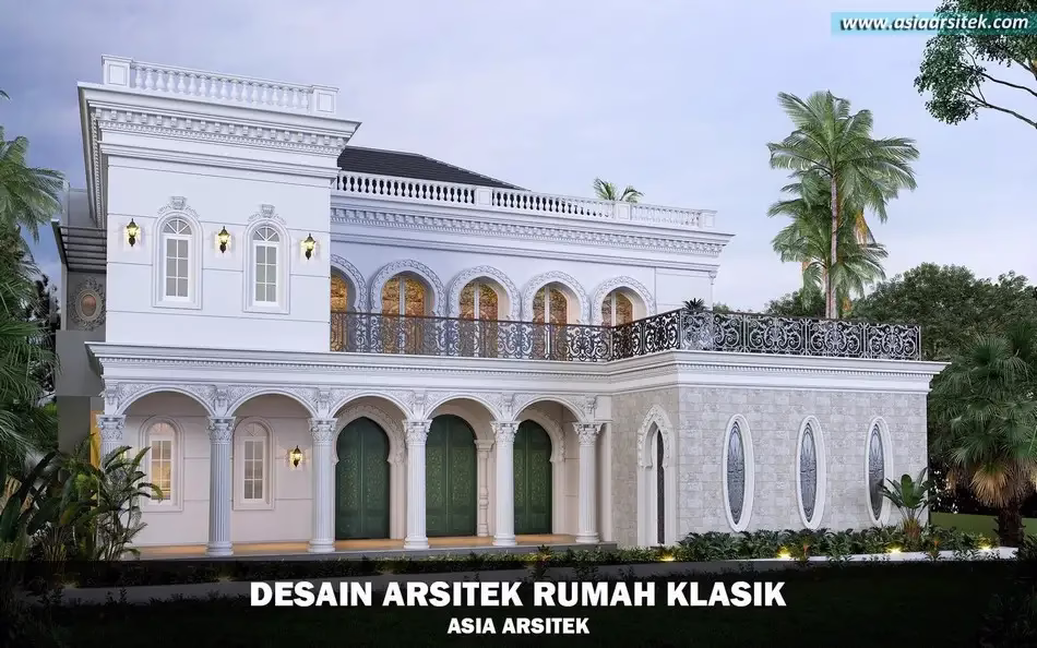 Rumah Klasik Mewah di Malang