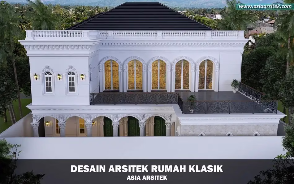 Rumah Klasik Mewah di Malang