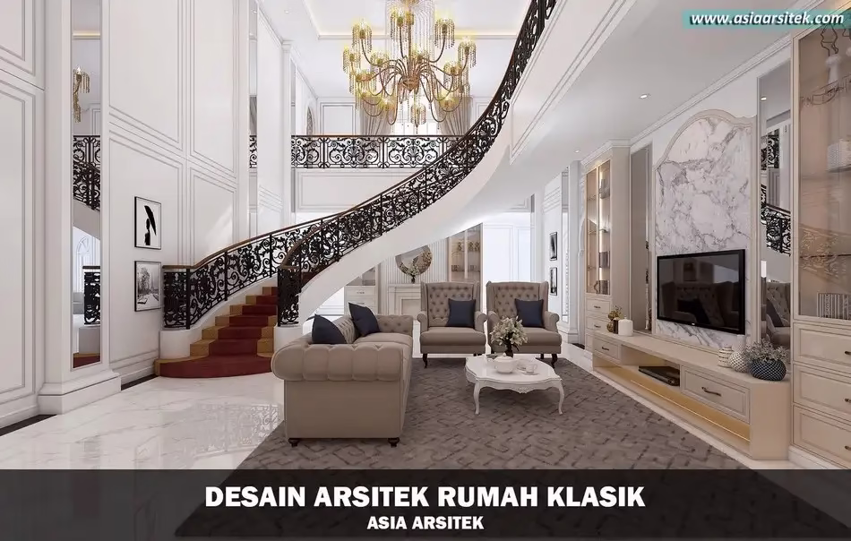 Rumah Klasik Mewah di Malang