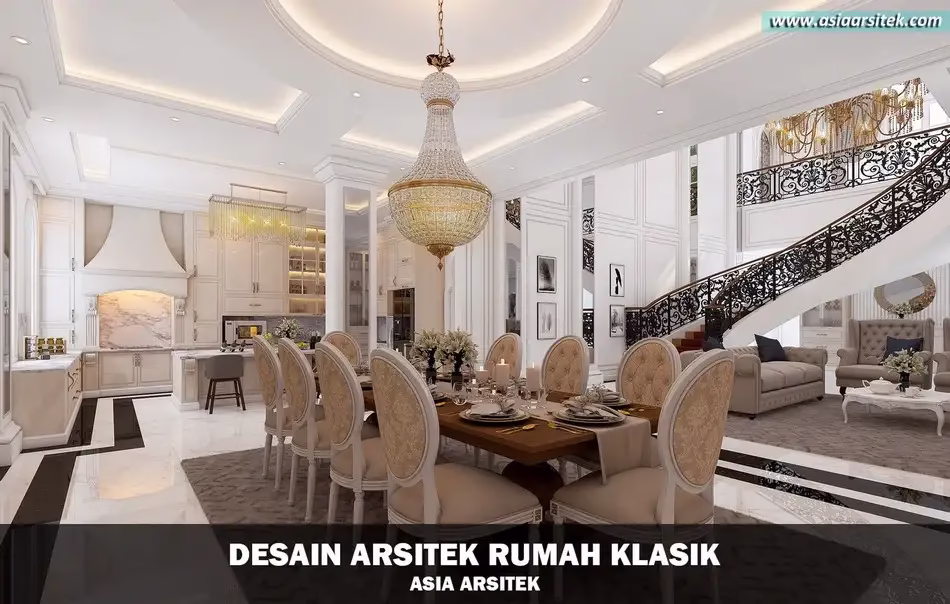 Rumah Klasik Mewah di Malang