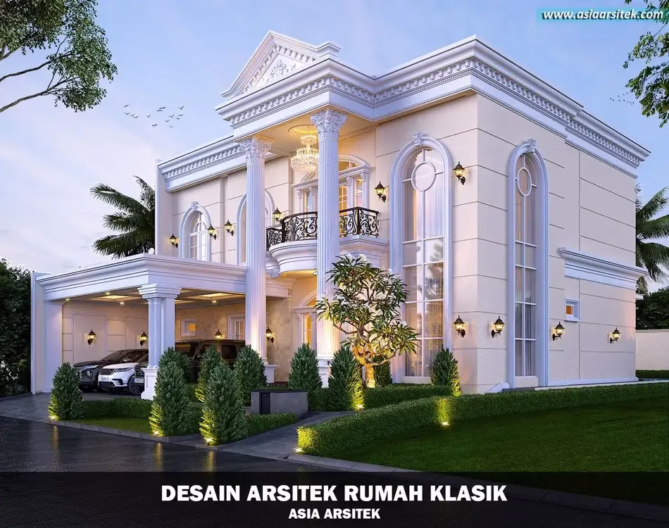 Rumah Klasik Modern 2 Lantai