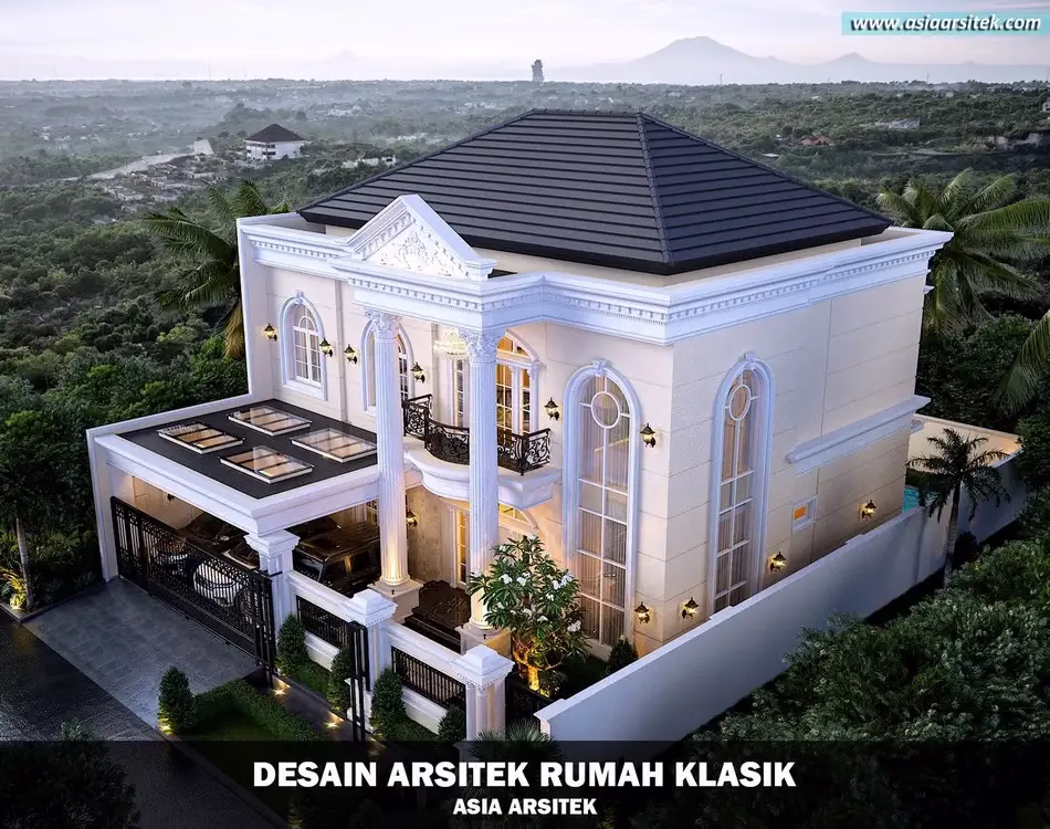 Rumah Klasik Modern 2 Lantai