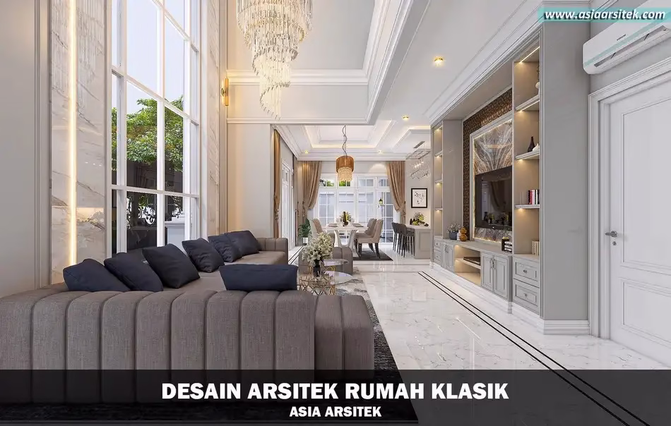 Rumah Klasik Modern 2 Lantai