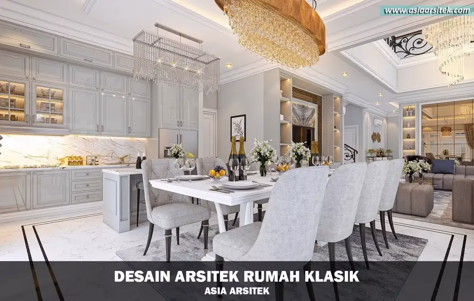 Rumah Klasik Modern 2 Lantai