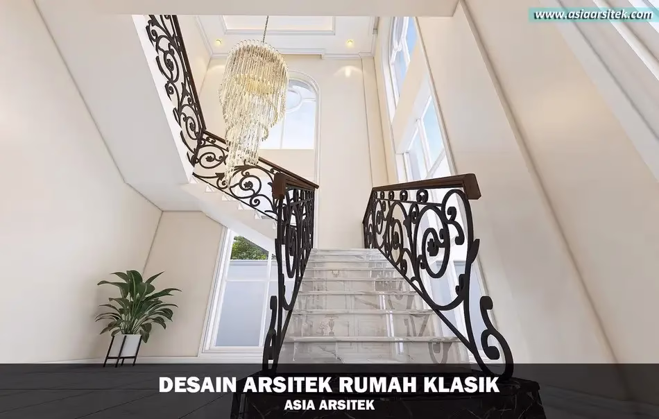 Rumah Klasik Modern 2 Lantai