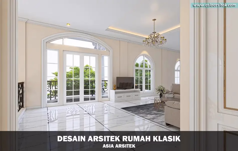 Rumah Klasik Modern 2 Lantai