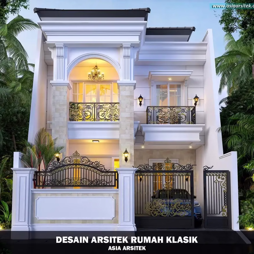 Rumah Klasik Tropis Tanah Abang
