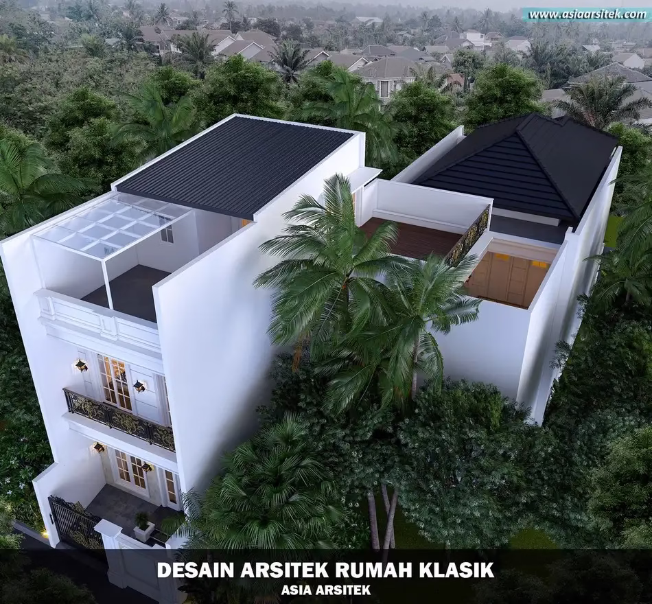 Rumah Klasik Tropis Tanah Abang