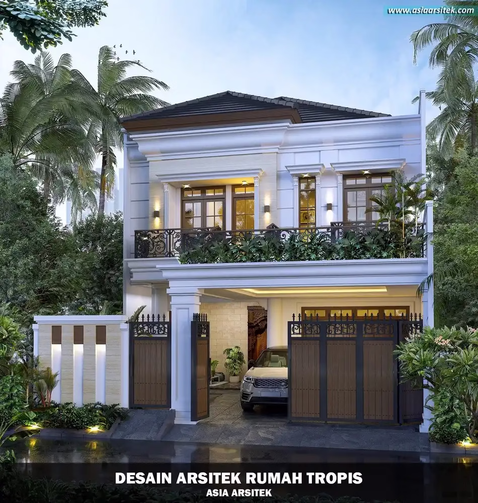 Rumah Mewah Tropis 2 Lantai di Cipayung Jakarta Timur